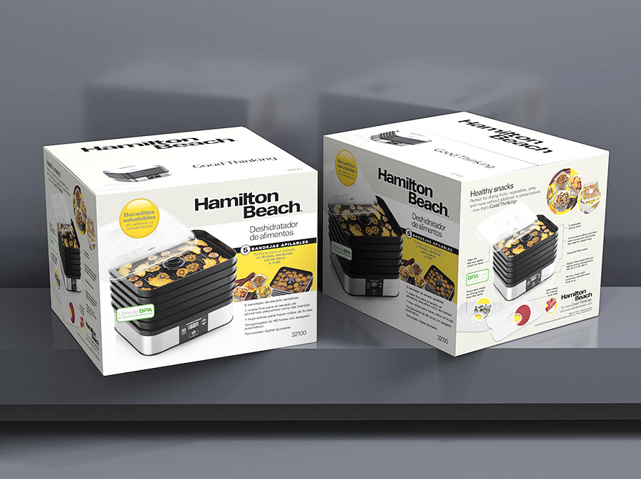 黑眼睛廣告為漢美馳設(shè)計的果干機(jī)包裝效果